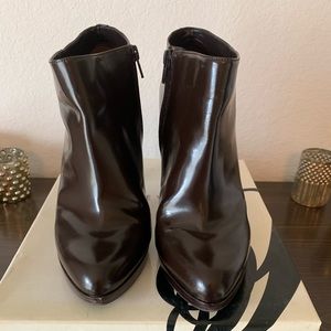 Nine West Patent Leather Booties